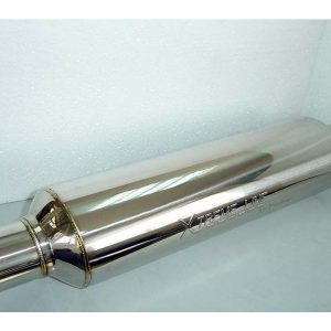 Silenziatore Scarico in acciaio inox TONDO 60MM